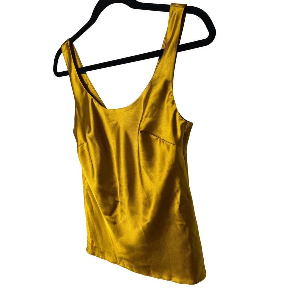 ASOS Design Gold Sleeveless Tank Top Party Clubwear UK6 US2 EU34‎